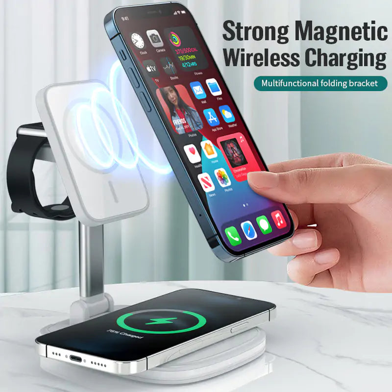 Wireless Folding Charger with Magsafe technology