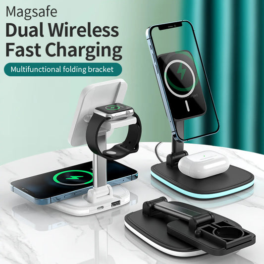 Wireless Folding Charger with Magsafe technology